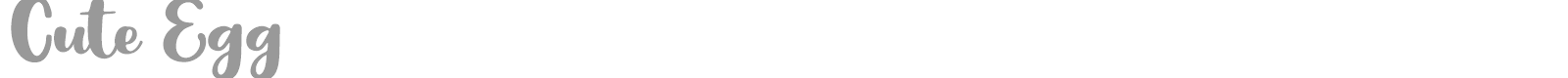 Cute Egg font preview